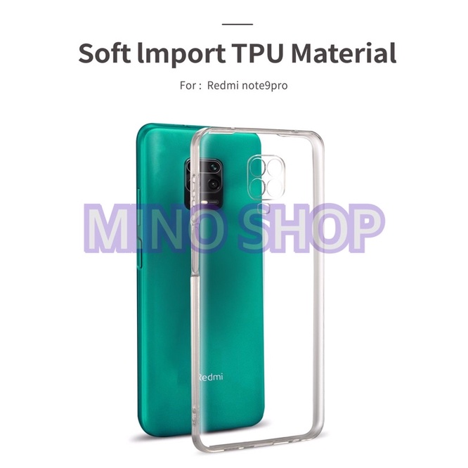 SOFTCASE TRANSPARAN XIAOMI REDMI NOTE 9 PRO PREMIUM CLEAR SOFT CASE