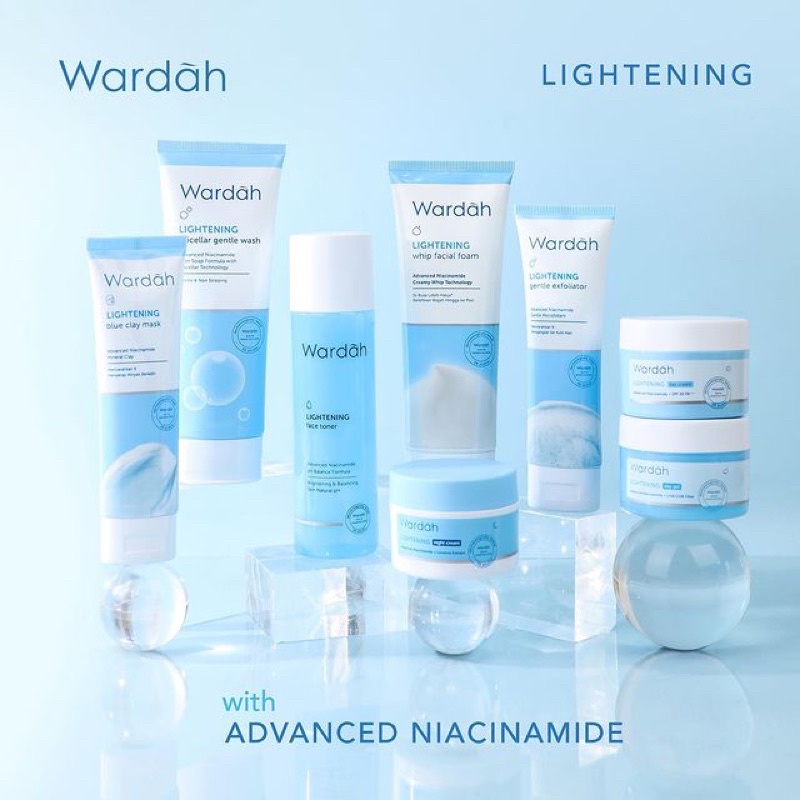 WARDAH LIGHTENING PAKET GLOWING TERMURAH (Bisa Cod)