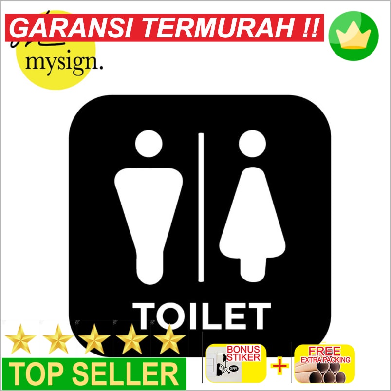 

Murah SIGN TOILET WC AKRILIK MODERN | SIGN TOILET TIMBUL AKRILIK Keren