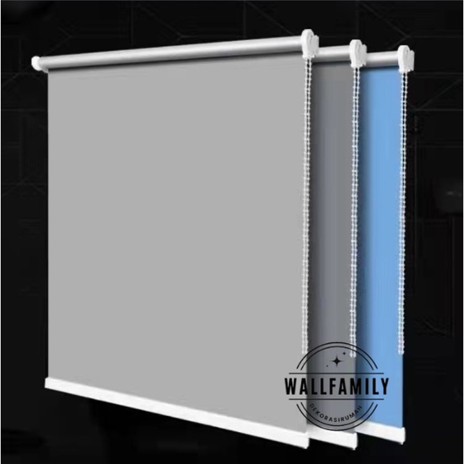 Roller Blind Black Out Tirai Gulung New Price