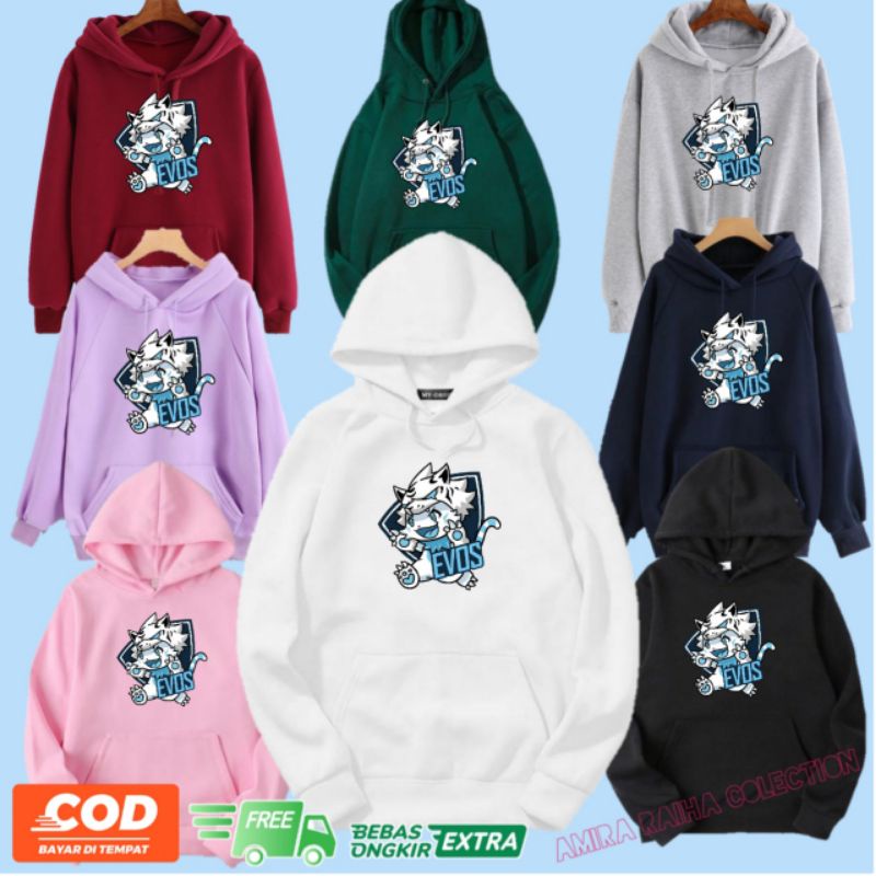 jaket hoodie anak evos team/hoodie team evos ff/jaket hoodie evos ml/