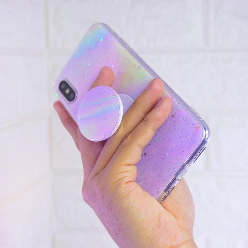 Iphone 9 9 Plus XR XS Max 11 colourfull popsocket softcase soft case cover silikon casing