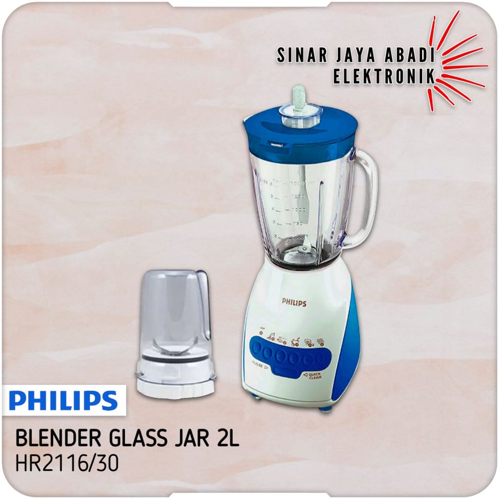 PHILIPS HR2116/30 Blender Kaca [2 L]