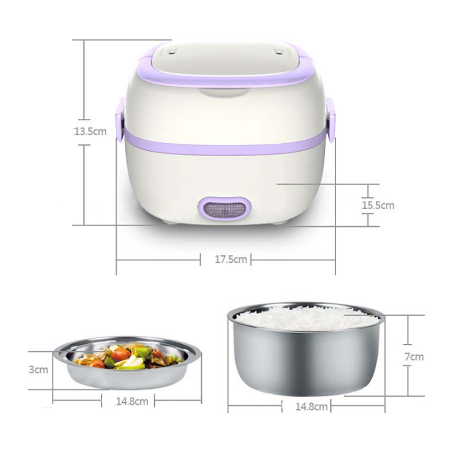 StarHome Rice Cooker Mini 2 Susun kapasitas 1 L - Penanak Nasi Mini - Egg Boiler