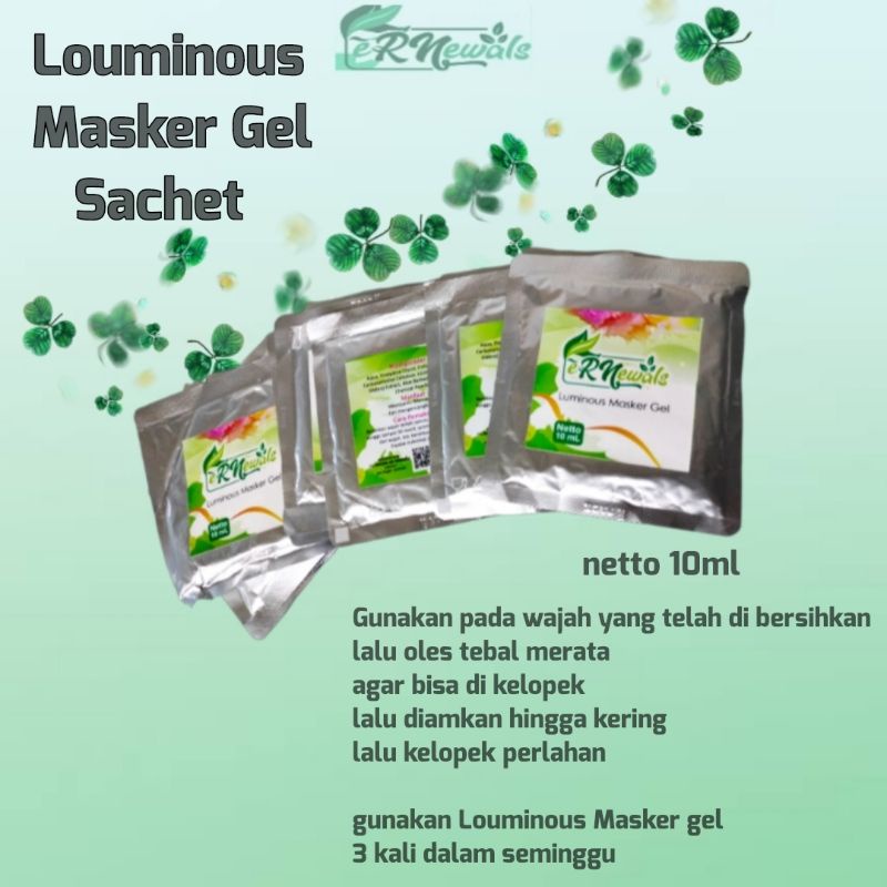 Masker gel peel off (kemasan sachet)