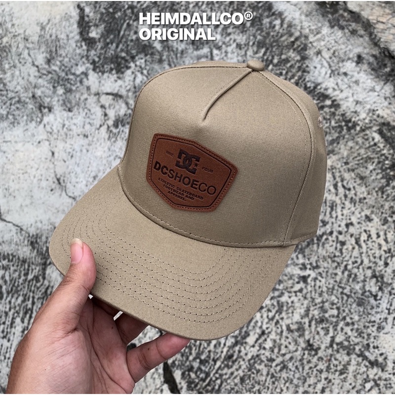 DC SHOES STRIKERS SNAPBACK LIGHT KHAKI ORIGINAL