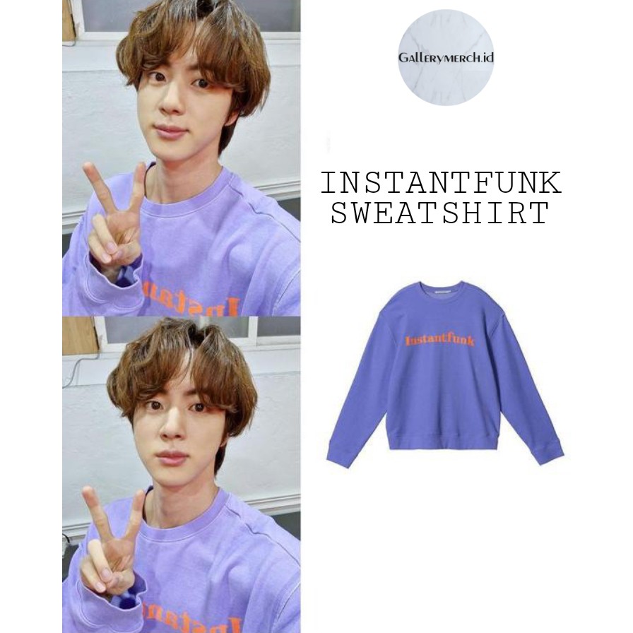 [READY STOCK] SEOKJIN INSTANTFUNK SWEATSHIRT