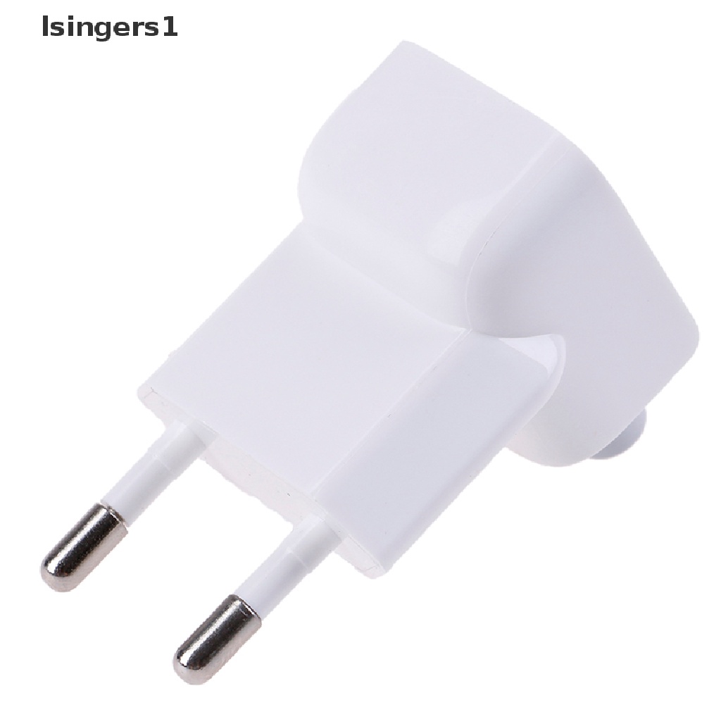 (lsingers1) Adapter Konverter Charger Power Supply US Ke EU Plug Untuk Mac Book