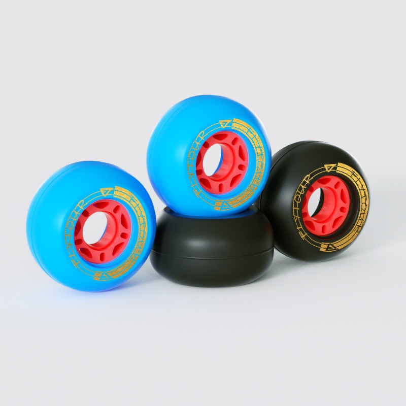 Bufanzi Roda Papan Skateboard / Longboard Bentuk Lengkung 82APU