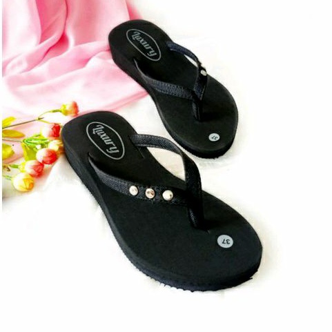 Wedges Wanita - Sandal Wanita - Sandal Wedges Spon - Sandal Spon Wanita (KELING 3)