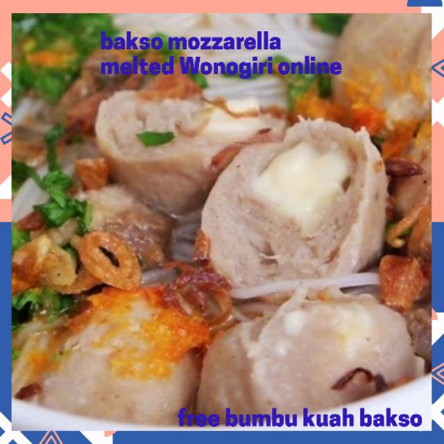 

Bakso keju mozzarella melted enak / Baso keju mozzarella /bakso mozzarella meleleh / Bakso keju