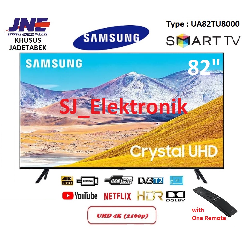 LED TV Samsung 82 Inch UA82TU8000 - 82TU8000 UHD 4K SmartTV HDMI USB