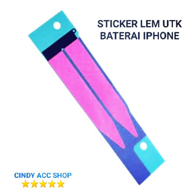 Lem Sticker Adhesive Baterai Batre Battery Tanam For tipe IP Xiaomi Samsung Oppo Vivo dll