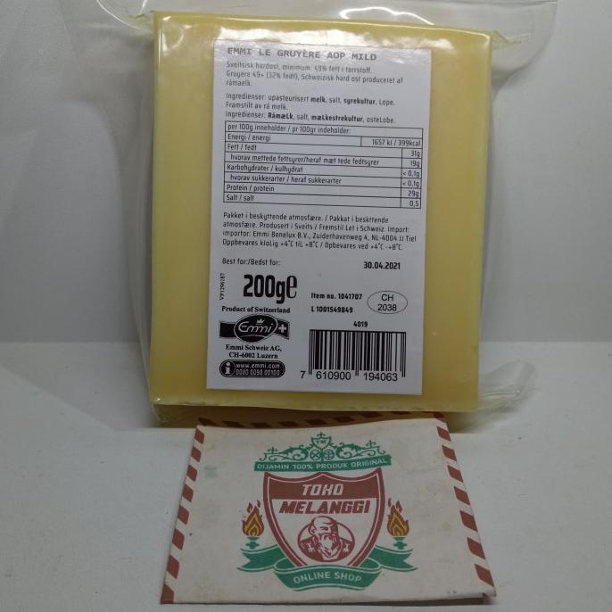 

Emmi Gruyere Switzerland Cheese 200 gr Keju Swiss Gruyer Gruyerre