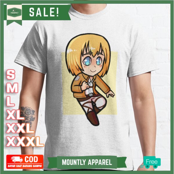 Kaos Baju AoT Armin T-Shirt Premium
