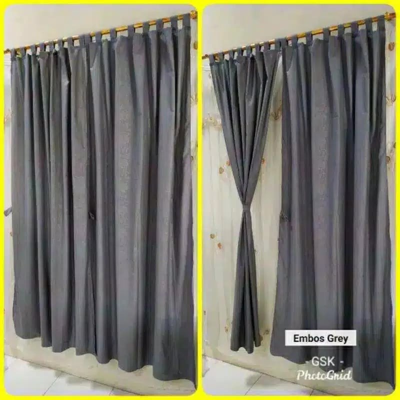 GORDEN JENDELA KAMAR MINIMALIS GORDENG TIRAI KORDEN JENDELA POLOS MOTIF MURAH