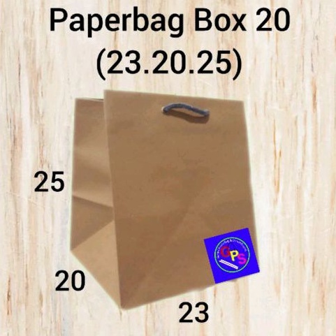 

Paperbag box 20 (23.20.25) isi 10 pc