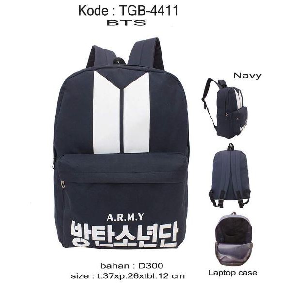 Tas Bts - Tas Korea - Tas sekolah - Tas Kuliah