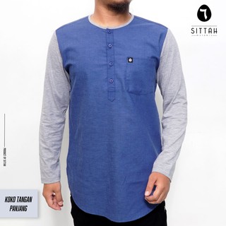  Baju  Koko  KURTA  OXFORD Tangan Pendek Panjang Super Premium 