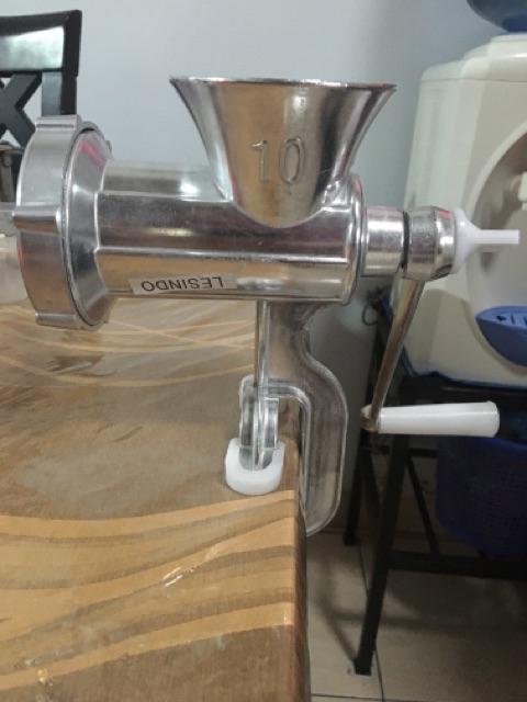 Penggiling Daging Manual Portable Bahan Stainless Steel Mincer Multiuse (meat Grinder)