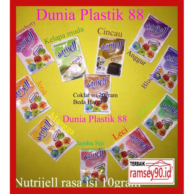 

Rytdhy- Isi 10Gram Tepung Agar Jelly Powder Nutrijell Nutrijel Aneka Rasa - Nutrijell Melon 7Utu7T-