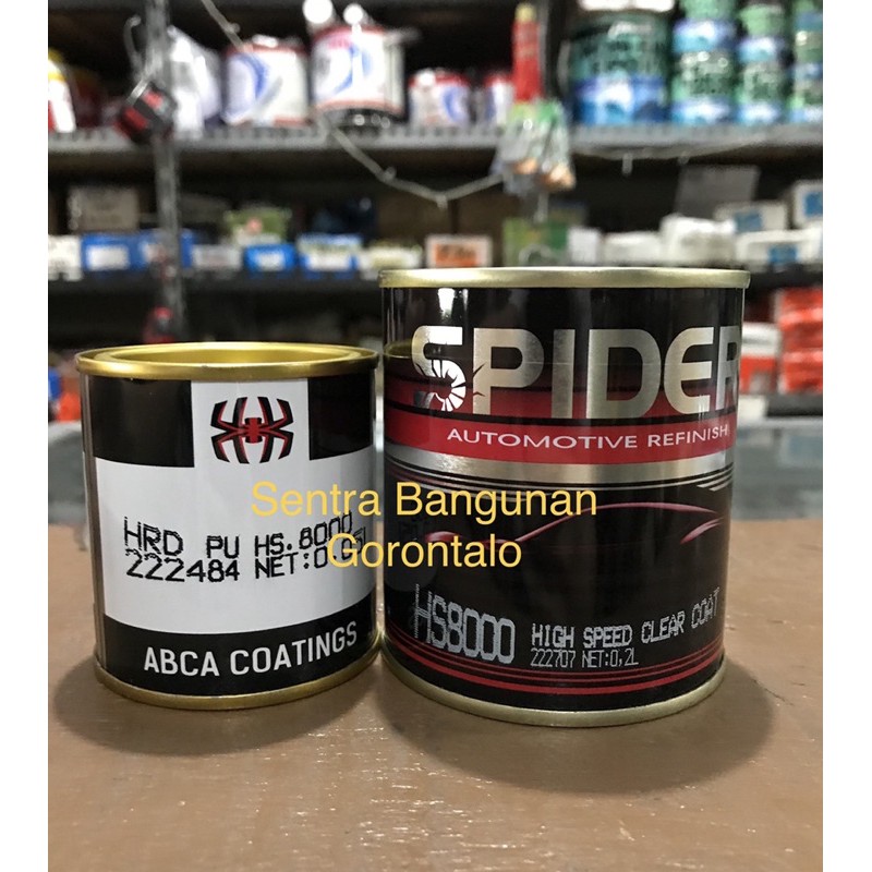Clear coat spider HS 8000