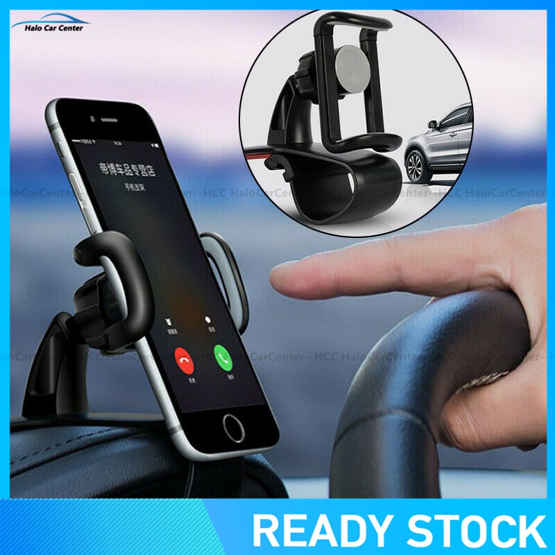 Braket Stand Holder Smartphone Mount Dashboard Mobil Rotasi 360 Derajat