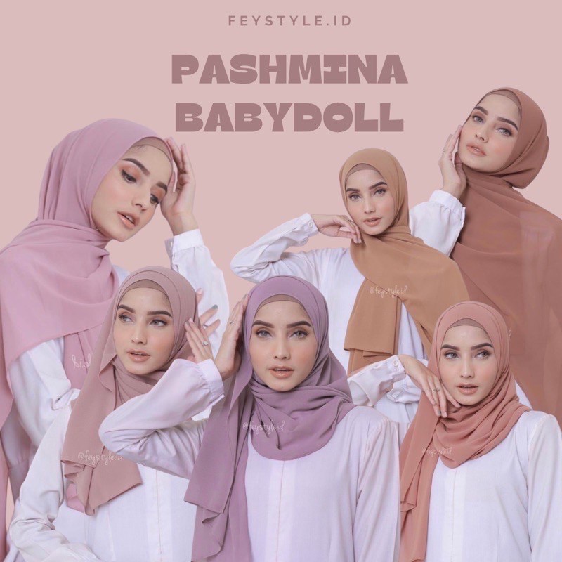READY PASHMINA CERUTI BABY DOLL PREMIUM