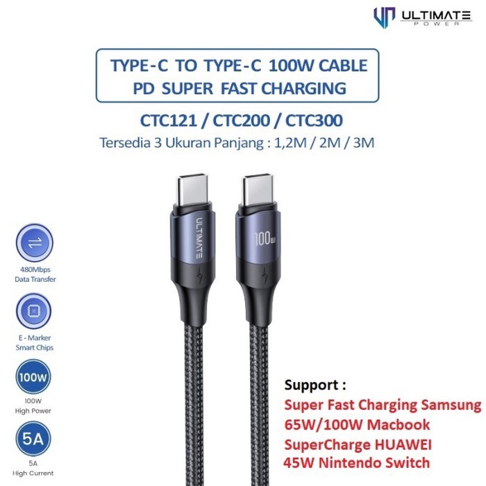 Kabel Data Cable Samsung S20 Ultra S20+ Plus Note 10 Lite S10 Lite Super Fast Charging100W