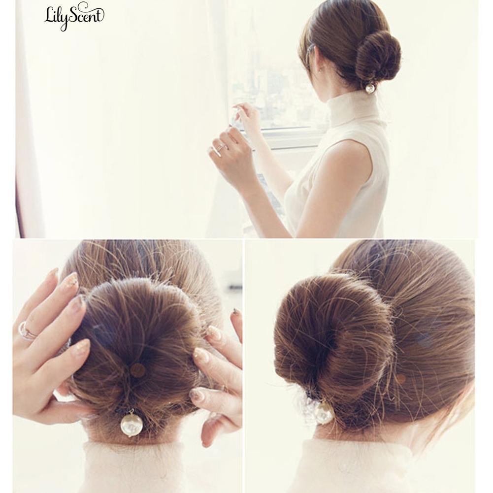 Magic Sponge Hair Clip Donut Hair Bun Ring TwistHair Knot