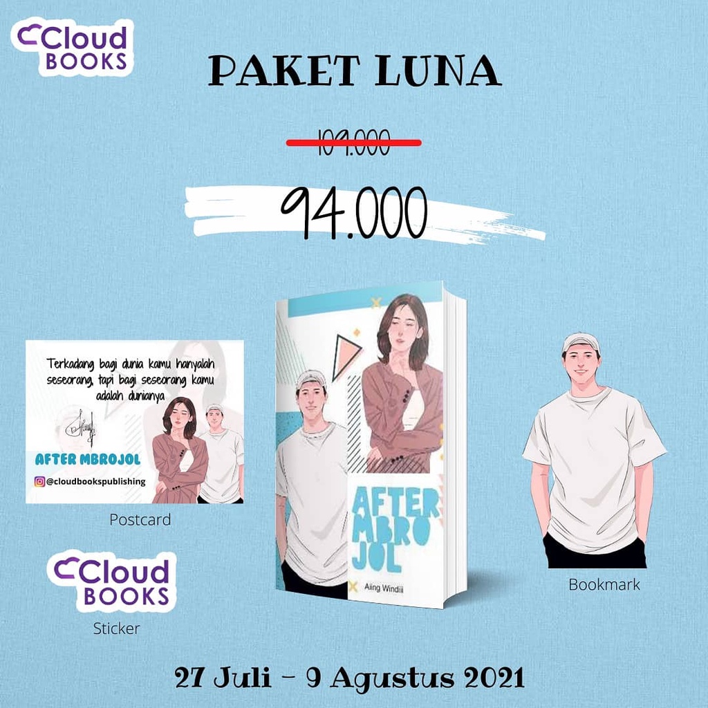 Novel After Mbrojol (Paket Luna)