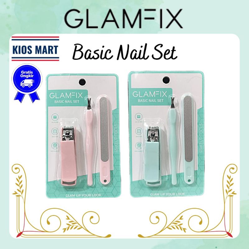 Glam Fix Basic Nail Set &amp; Nail File Duo