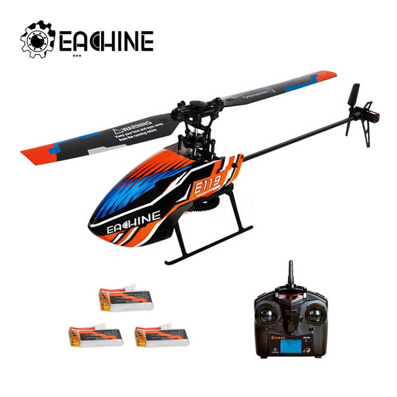 flybarless helicopter