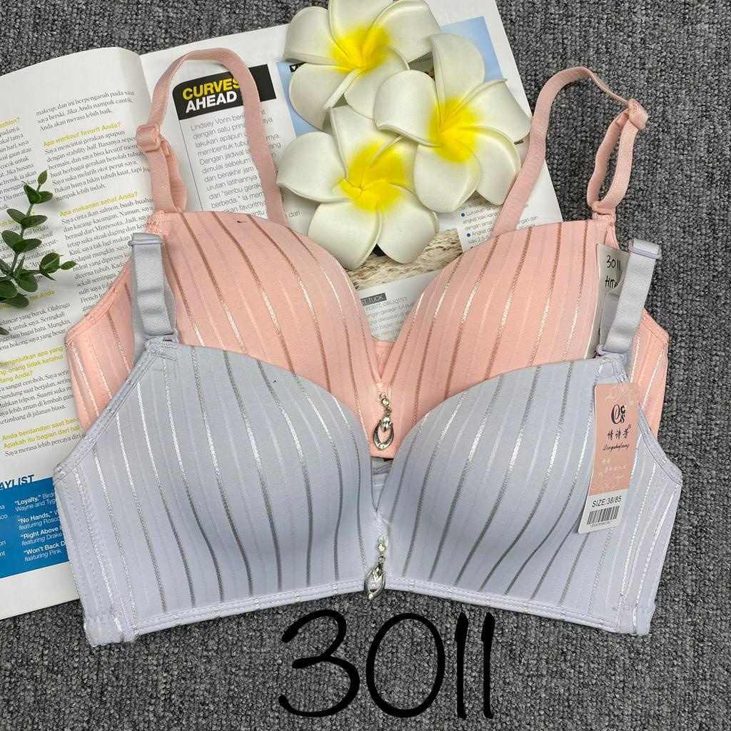 BRA / BH WANITA 3011 TIDAK ADA KAWAT SIZE 32-38 TERDAPAT 2 WARNA BAHAN IMPORT PAKAIAN DALAM WANITA