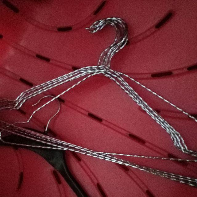 Hanger Gantungan Besi Ulir Chrome Stainless 12 Pcs