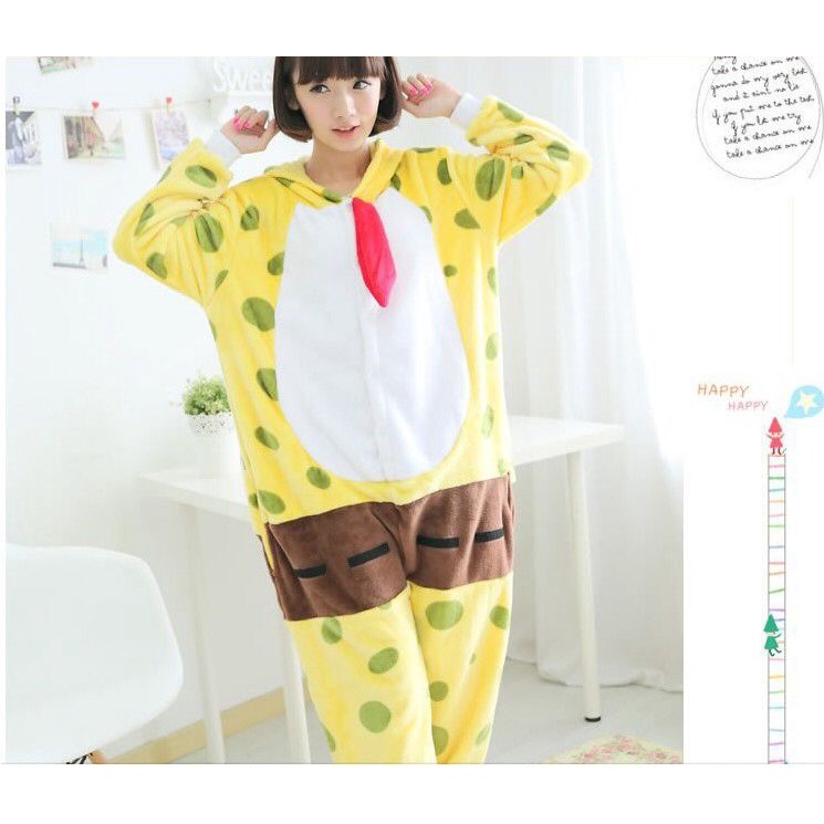 KOSTUM SPONGEBOB SQUAREPANTS PATRICK ONESIE PIYAMA COSPLAY BAJU TIDUR IMPOR