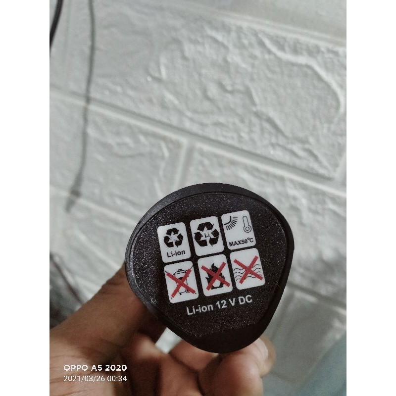 Baterai bor 12volt (bekas bor nankai)
