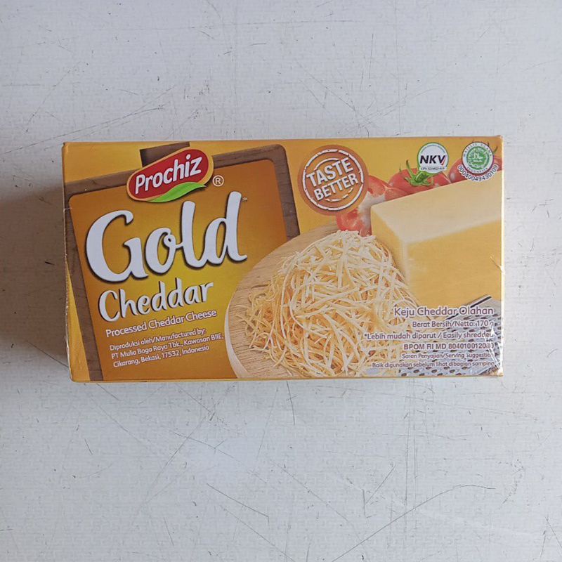 

Keju Prochiz Gold Cheddar 170 gr