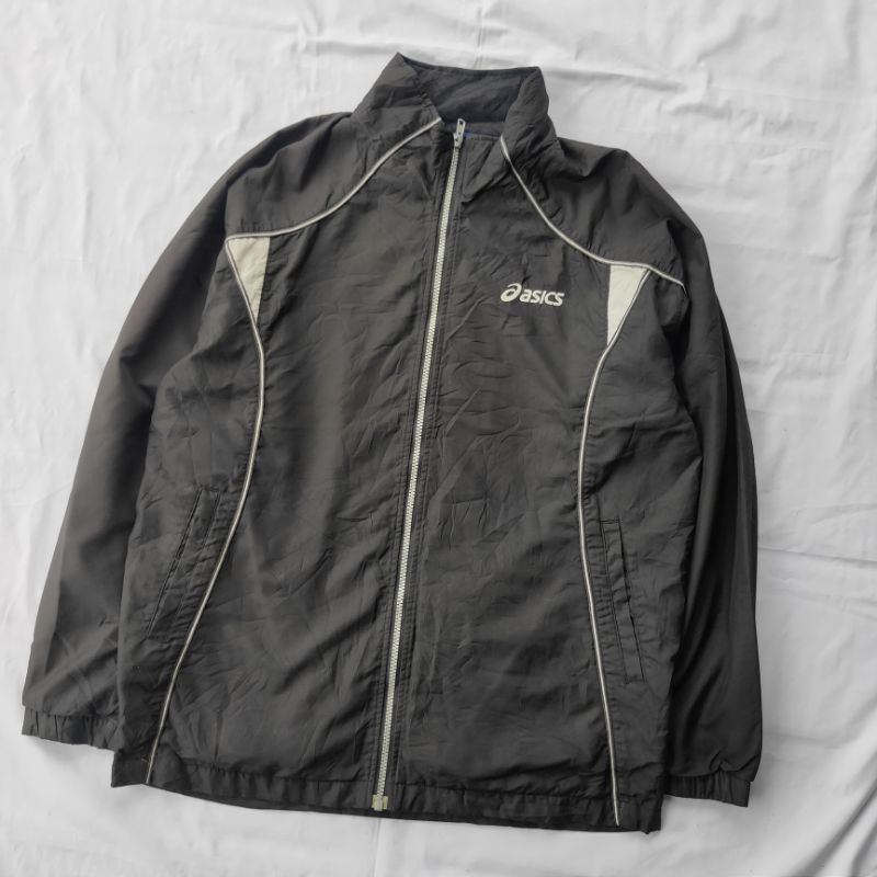 asics black sport jacket
