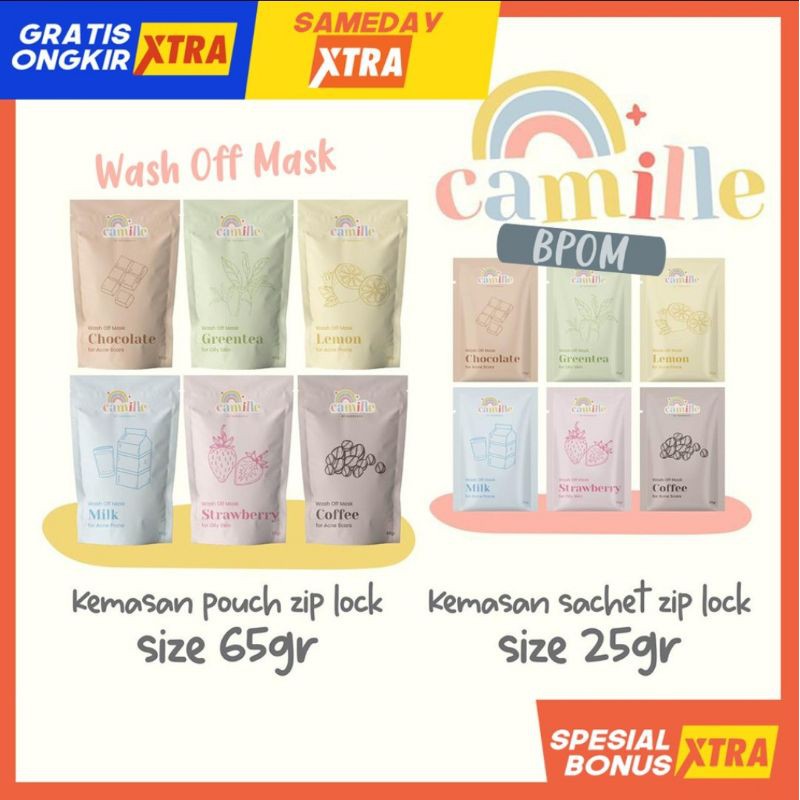 READY✔️RESELLER || CAMILLE BEAUTE BPOM (ex MYN) camille beauty masker organik