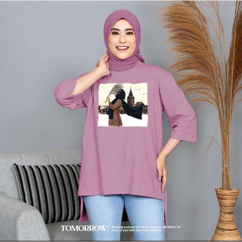 BC Tunik Basic Wanita Hijab's kaloborasi 01