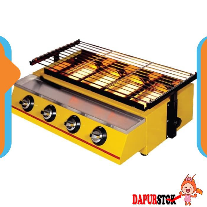 GETRA Kompor Gas Panggangan 4 Tungku ETK-222