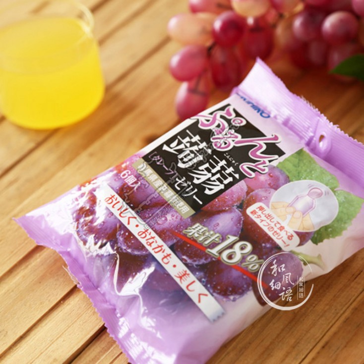 

Orihiro Konyaku Jelly Pouch : Grape 120 Gram (6 pcs x 20 Gram)