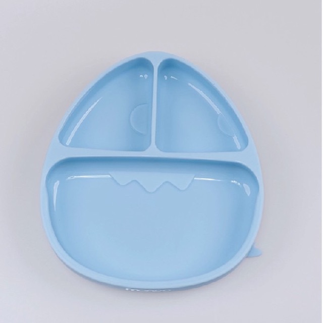 MONEE Dinosaur Silicone Suction Food Plate (Piring Makan Silikon Anak Bayi)