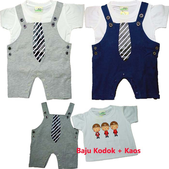 Baju Bayi Laki Laki 0 3 6 Bulan Baju Kodok Bayi Baru Lahir Newborn Lucu Dasi Jumper Ozuka