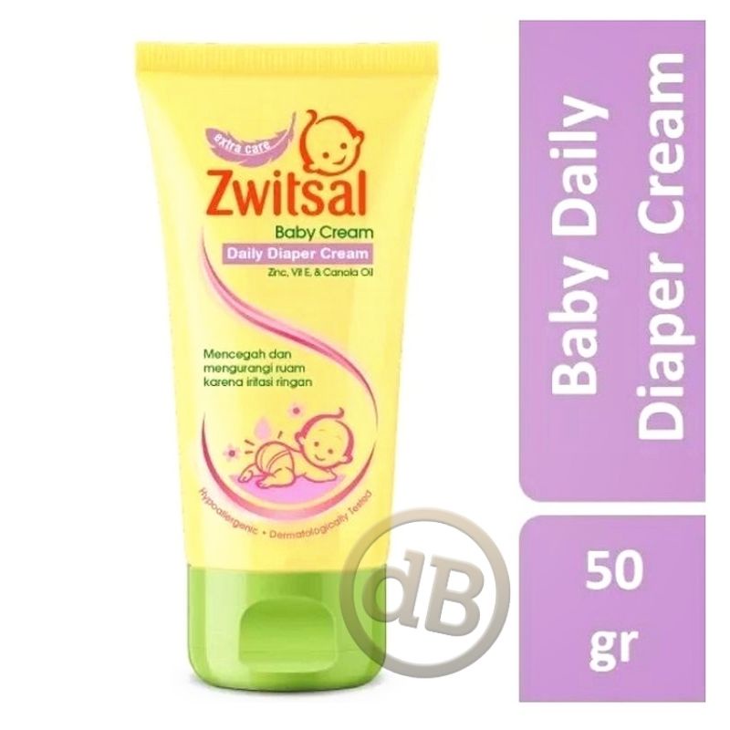 Zwitsal Baby Daily Diaper Cream 50gr Perlengkapan dan Perawatan Bayi Murah