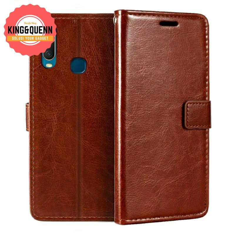 Vivo Y17(1902, Vivo Y15(1901), Vivo Y12(1904), Vivo Y11(1906) LEATHER CASE SARUNG HP DOMPET KULIT FL