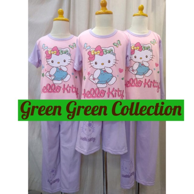 Piyama Kaos Anak Premium Hello Kitty New