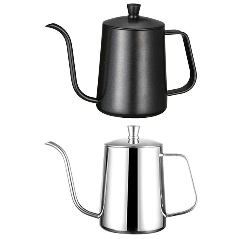 OneTwoCups Coffee Maker Pot Long Mouth Drip Kettle Teko Kopi Barista 600ml 8404 Black Grab Medan