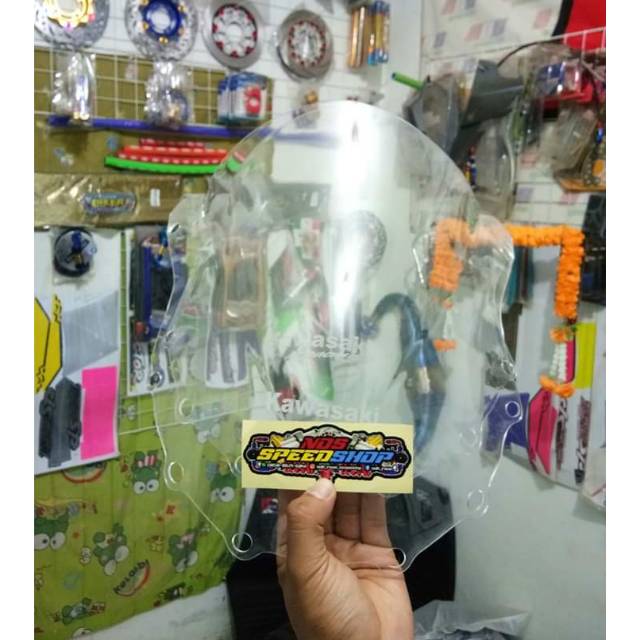 Visor bening / Winshild bening ninja Rr old